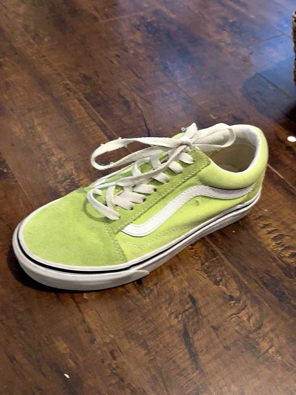 Vans Old Skool Sneakers Green & White US 6.5